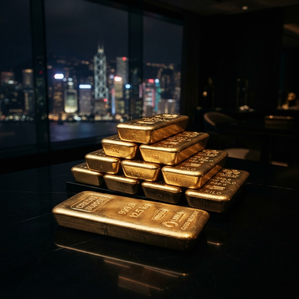 Premium gold bullion